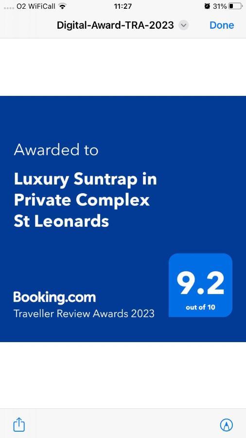Luxury Suntrap In Private Complex St Leonards Διαμέρισμα Χέιστινγκς Εξωτερικό φωτογραφία